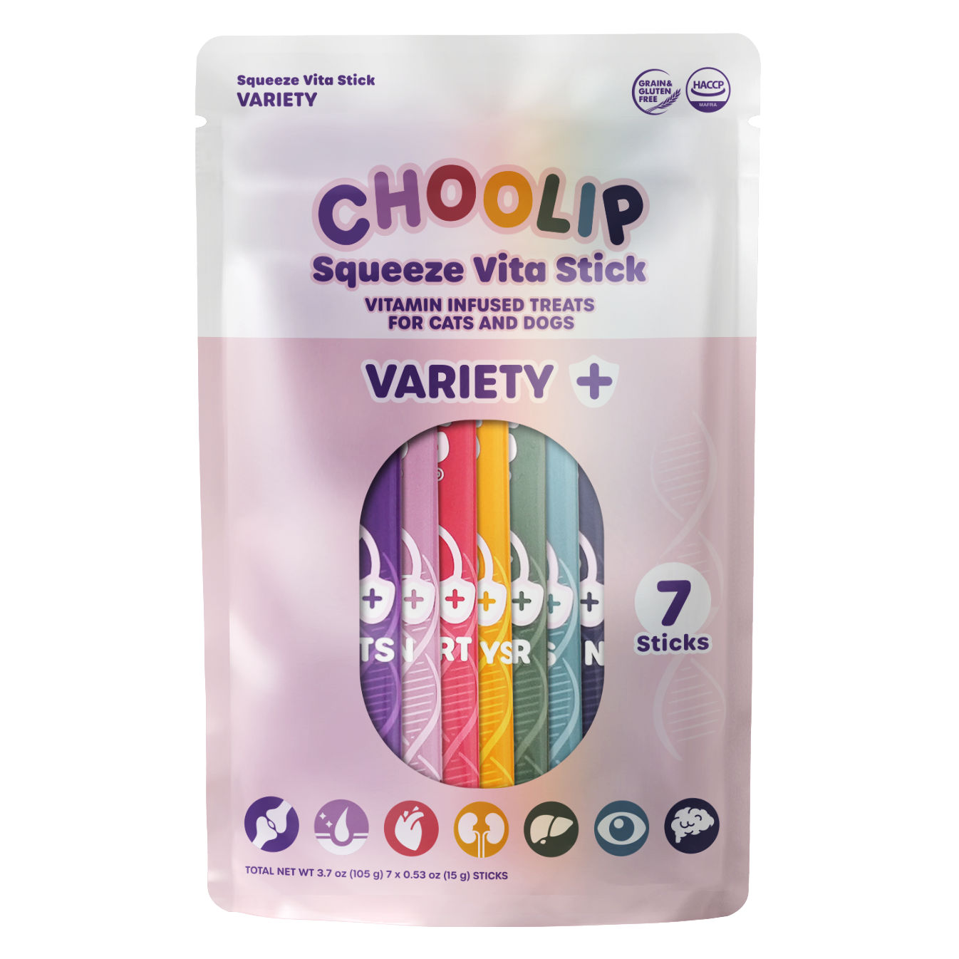 Squeeze Vita Stick Variety Pouch (7 Sticks) – Choolip