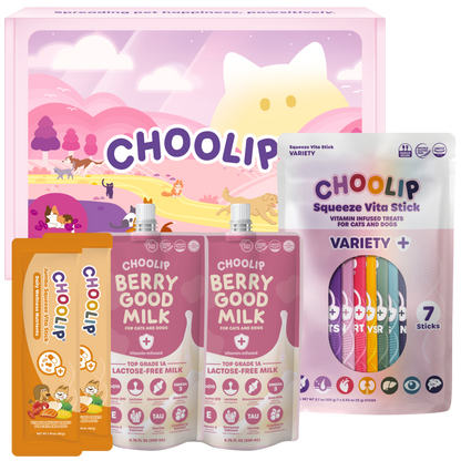 Choolip Trial Box - Variety Pouch & Hydration Milk