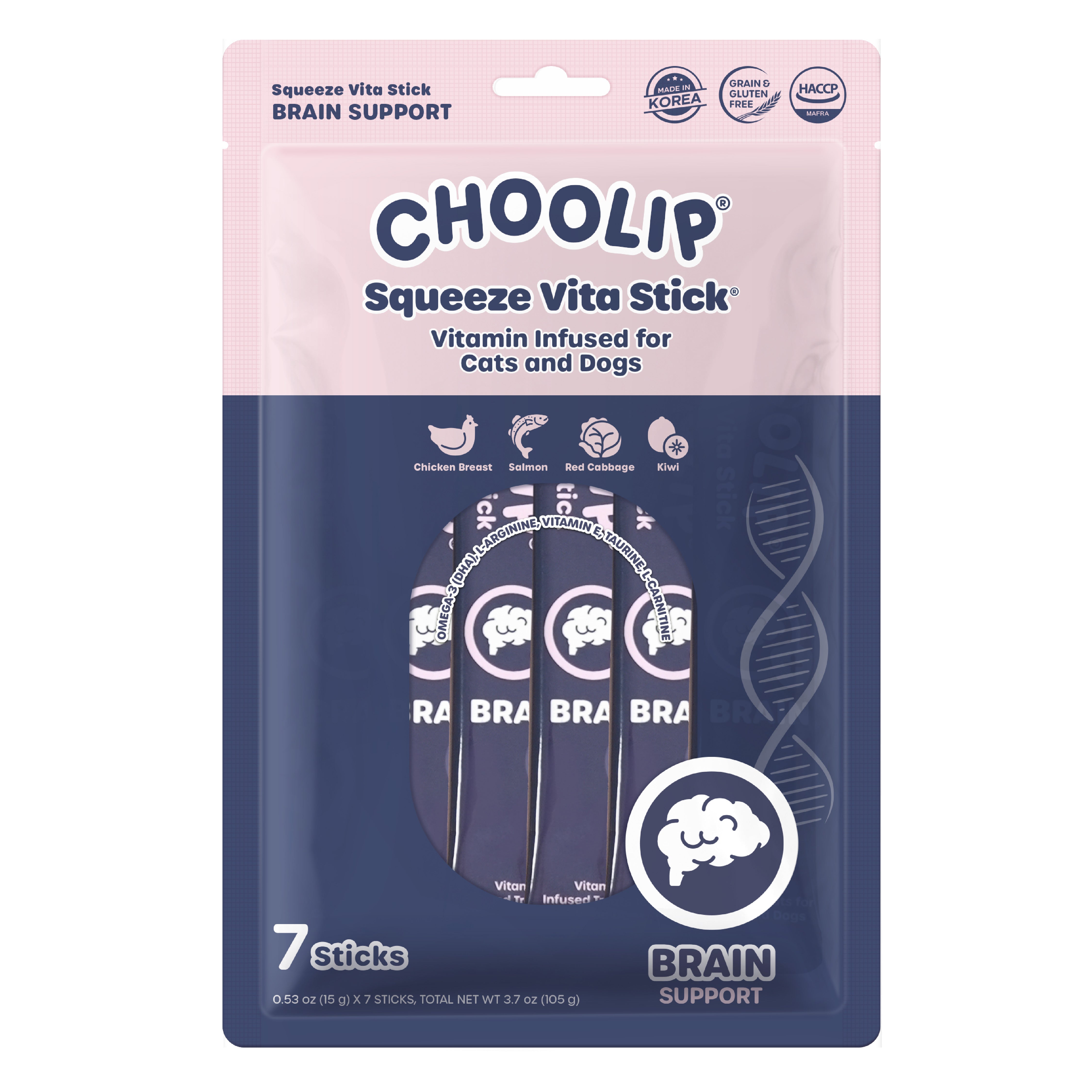 Squeeze Vita Stick Brain Pouch (7 Sticks)