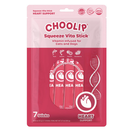 Squeeze Vita Stick Heart Pouch (7 Sticks)