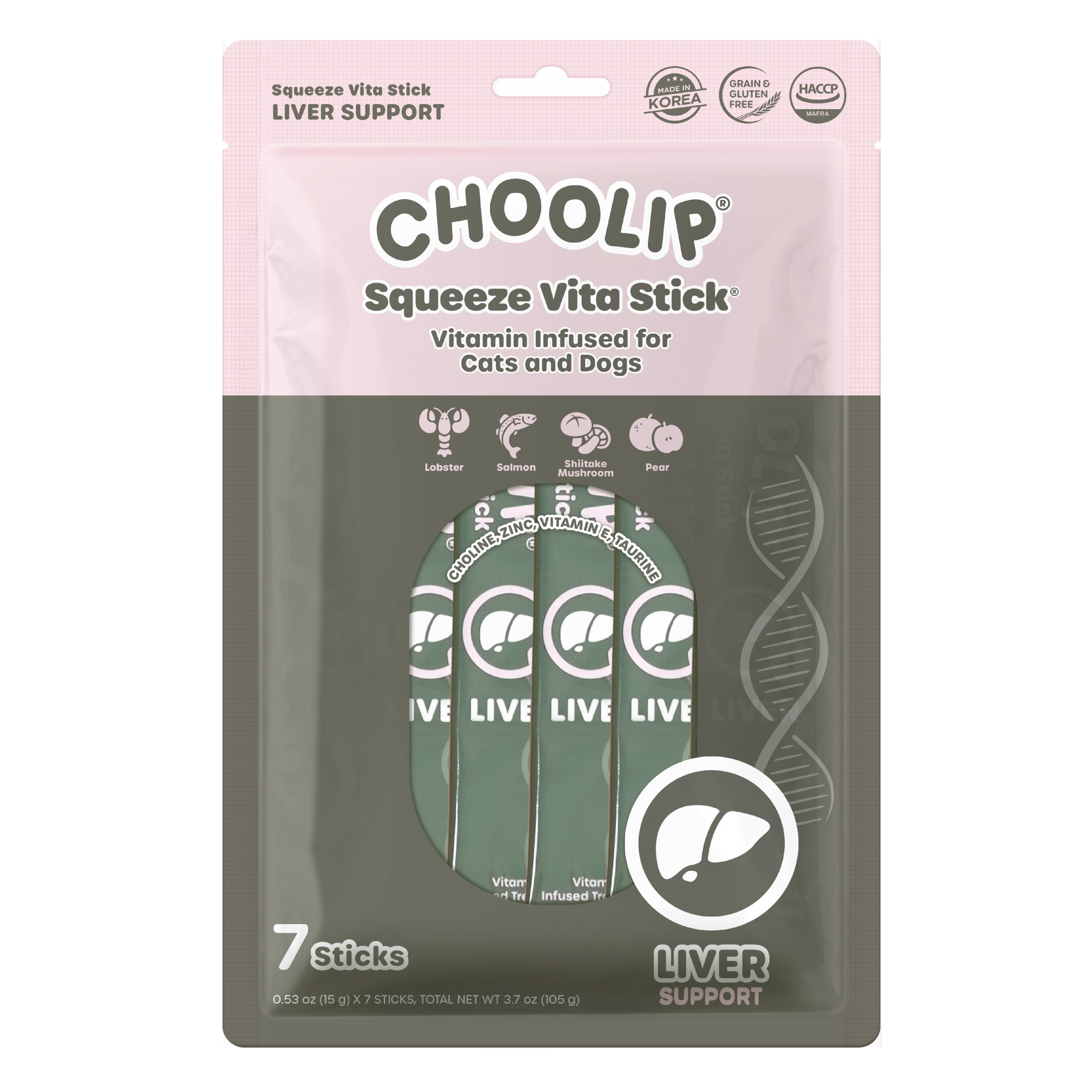 Squeeze Vita Stick Liver Pouch (7 Sticks)