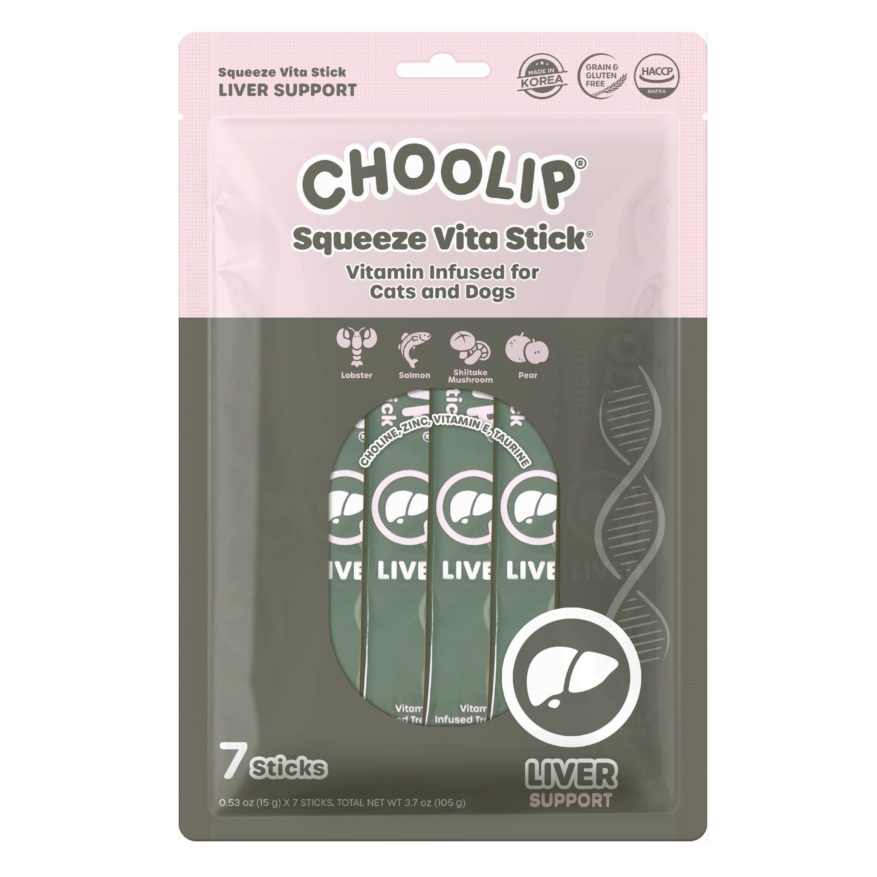 Squeeze Vita Stick Liver Pouch (7 Sticks)