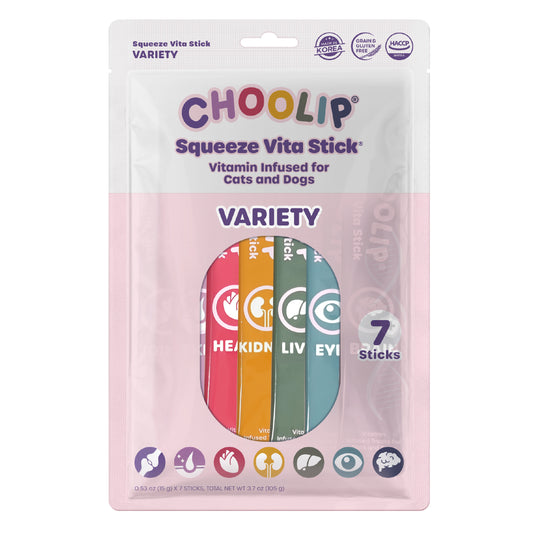 Squeeze Vita Stick Variety Pouch (7 Sticks)