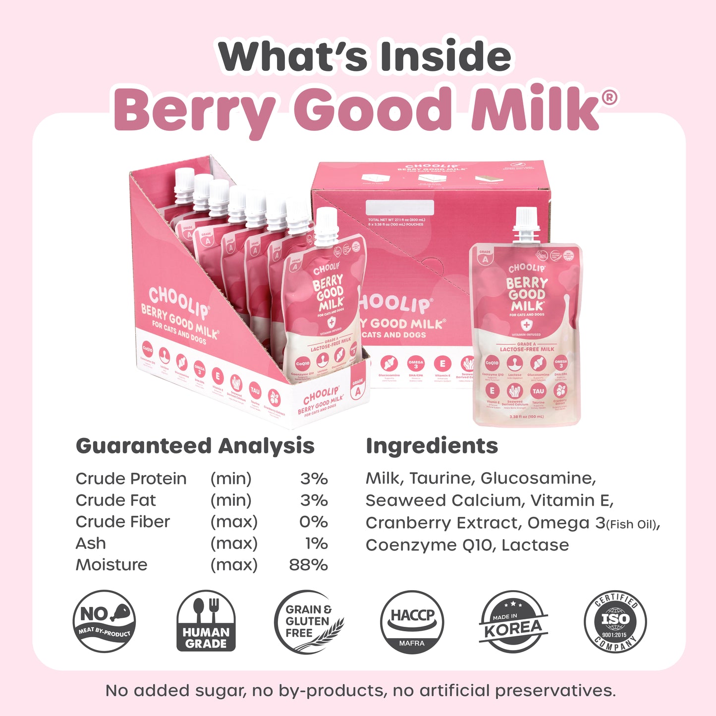 Berry Good Milk | 100ml x 8 Pouches
