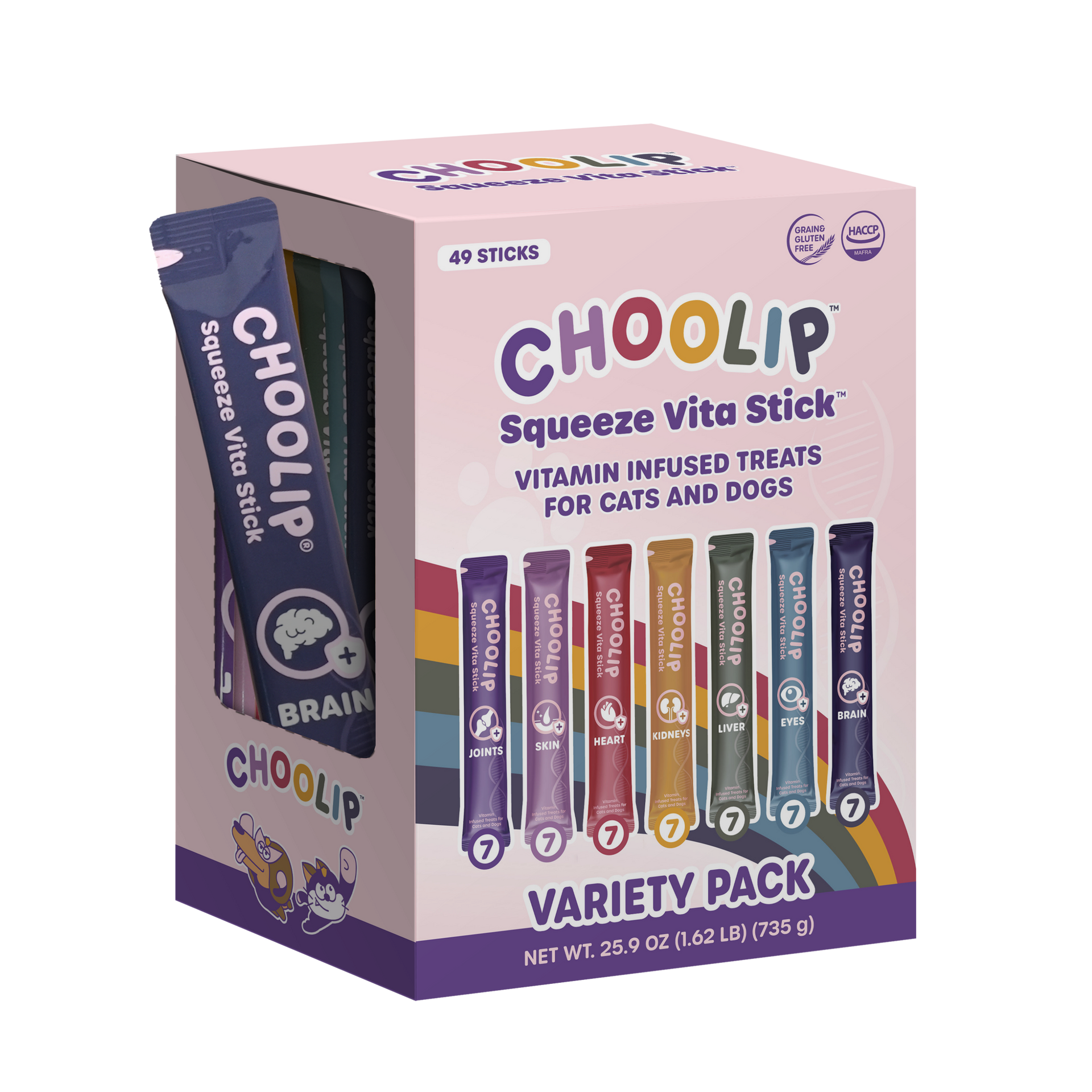 Squeeze Vita Stick Variety Grab & Go Box (49 Sticks) – Choolip