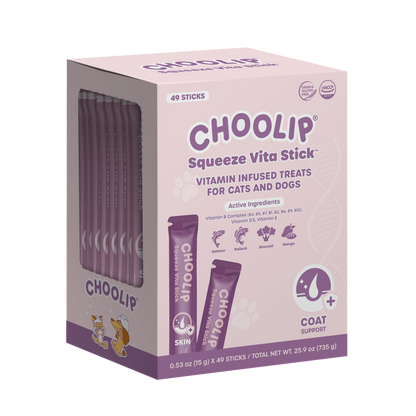 Squeeze Vita Stick Skin/Coat Grab & Go Box (49 Sticks)