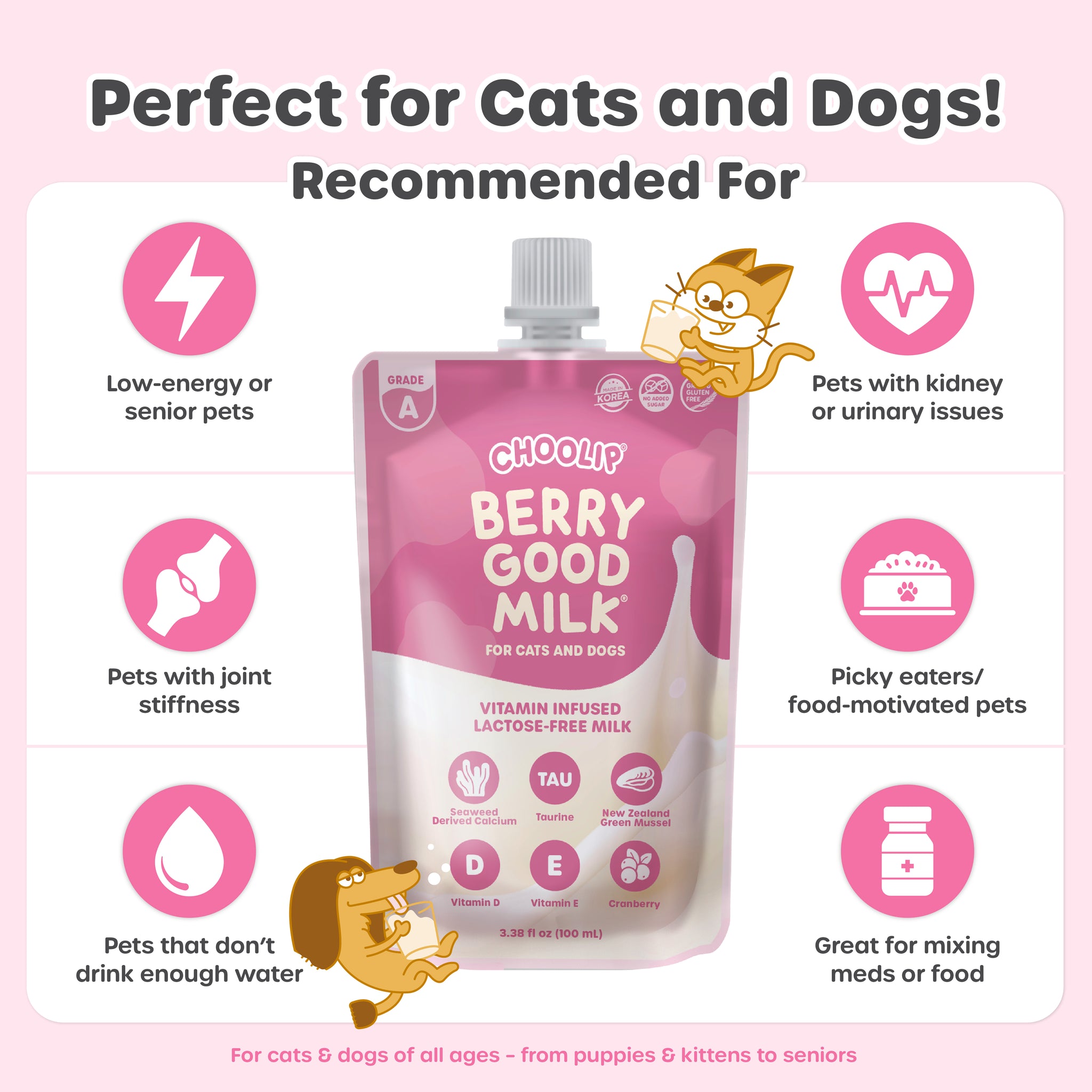 Berry Good Milk | 100ml x 8 Pouches
