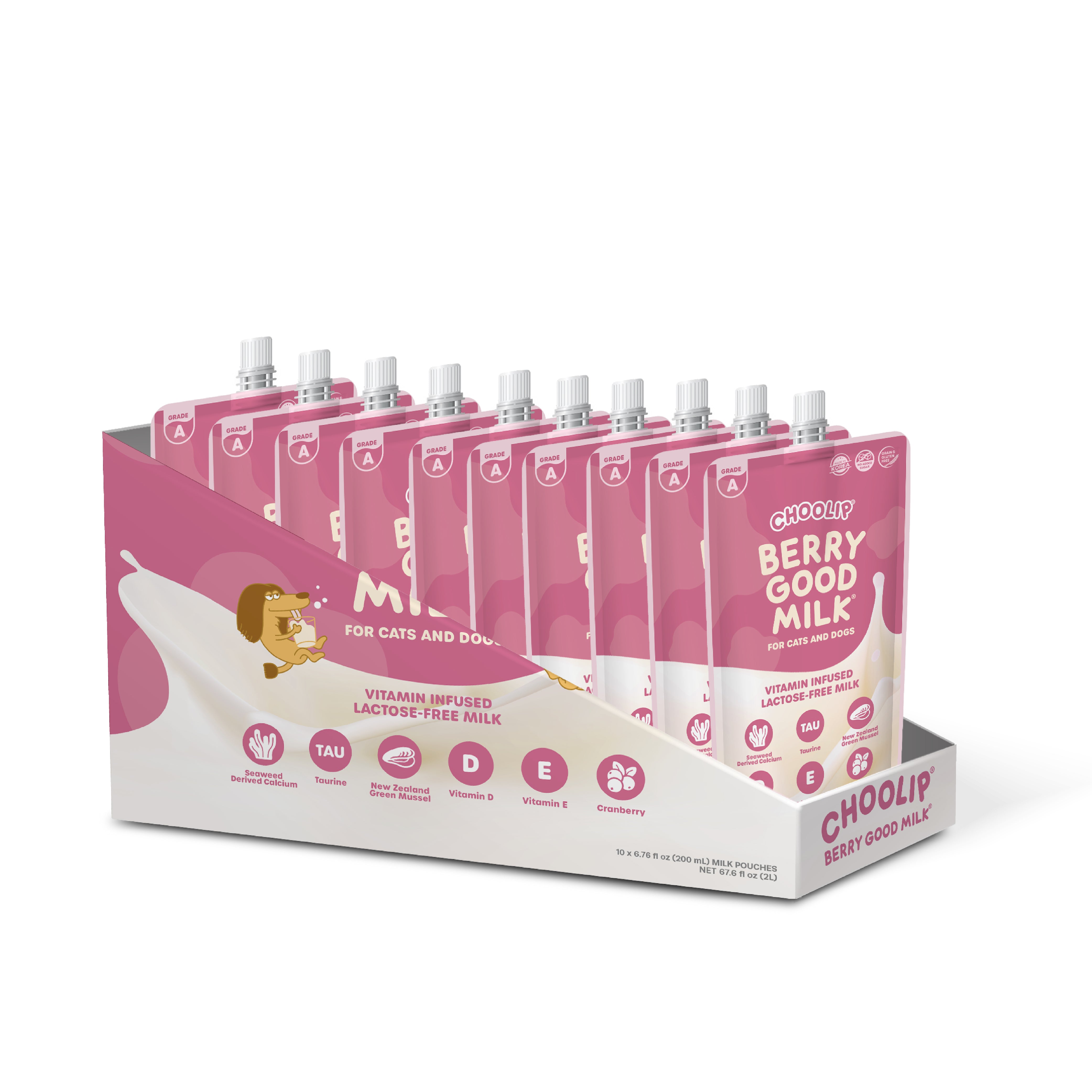 Berry Good Milk | 200ml x 10 Pouches (Family Size)