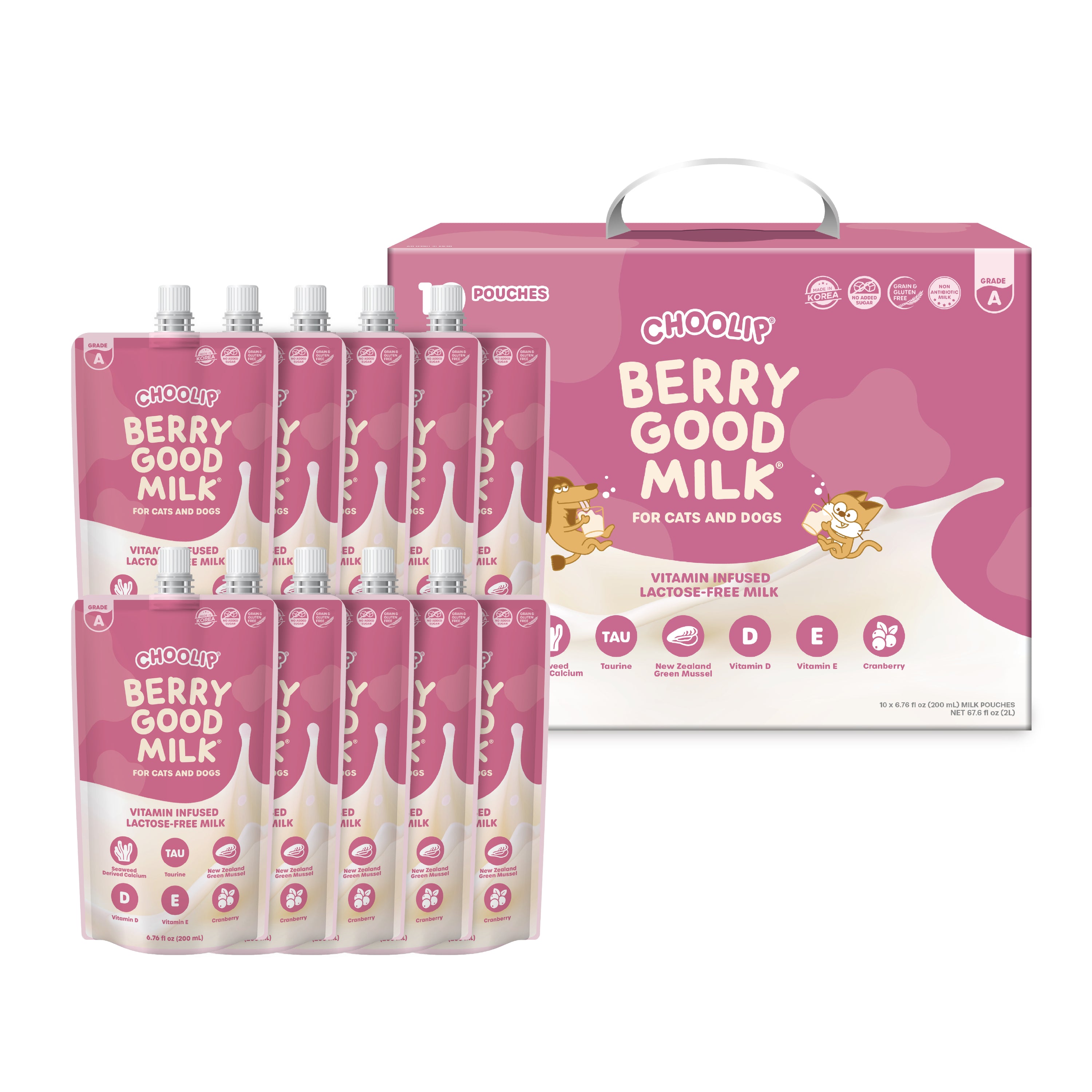 Berry Good Milk | 200ml x 10 Pouches (Family Size)