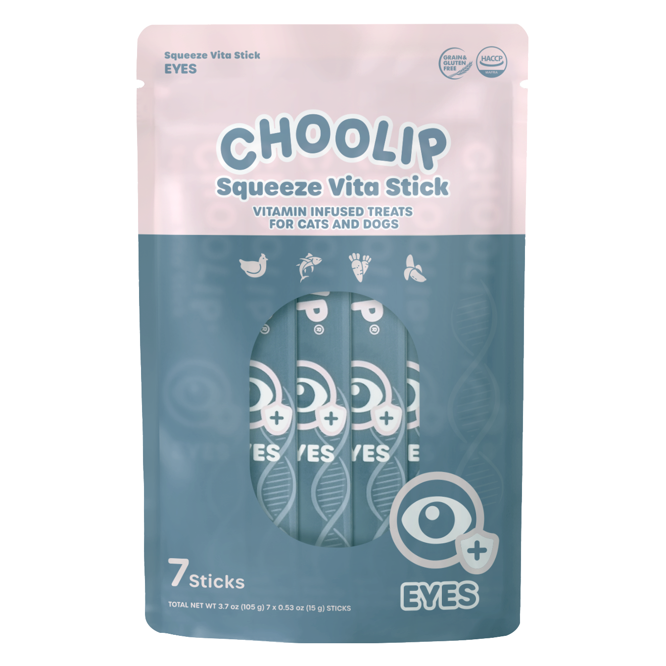 Squeeze Vita Stick Eyes Pouch (7 Sticks)
