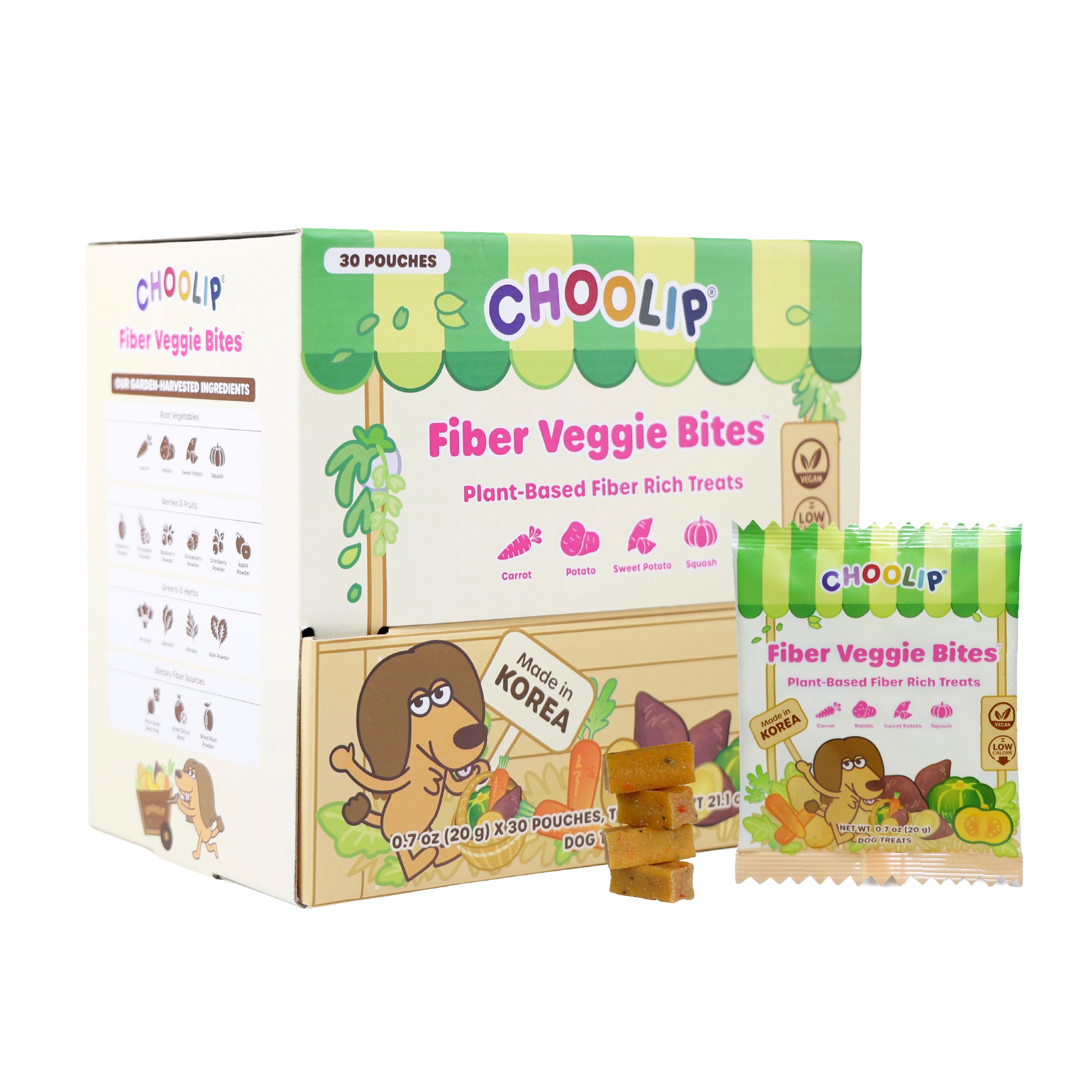 Fiber Veggie Bite (Box/ 20g x 30)