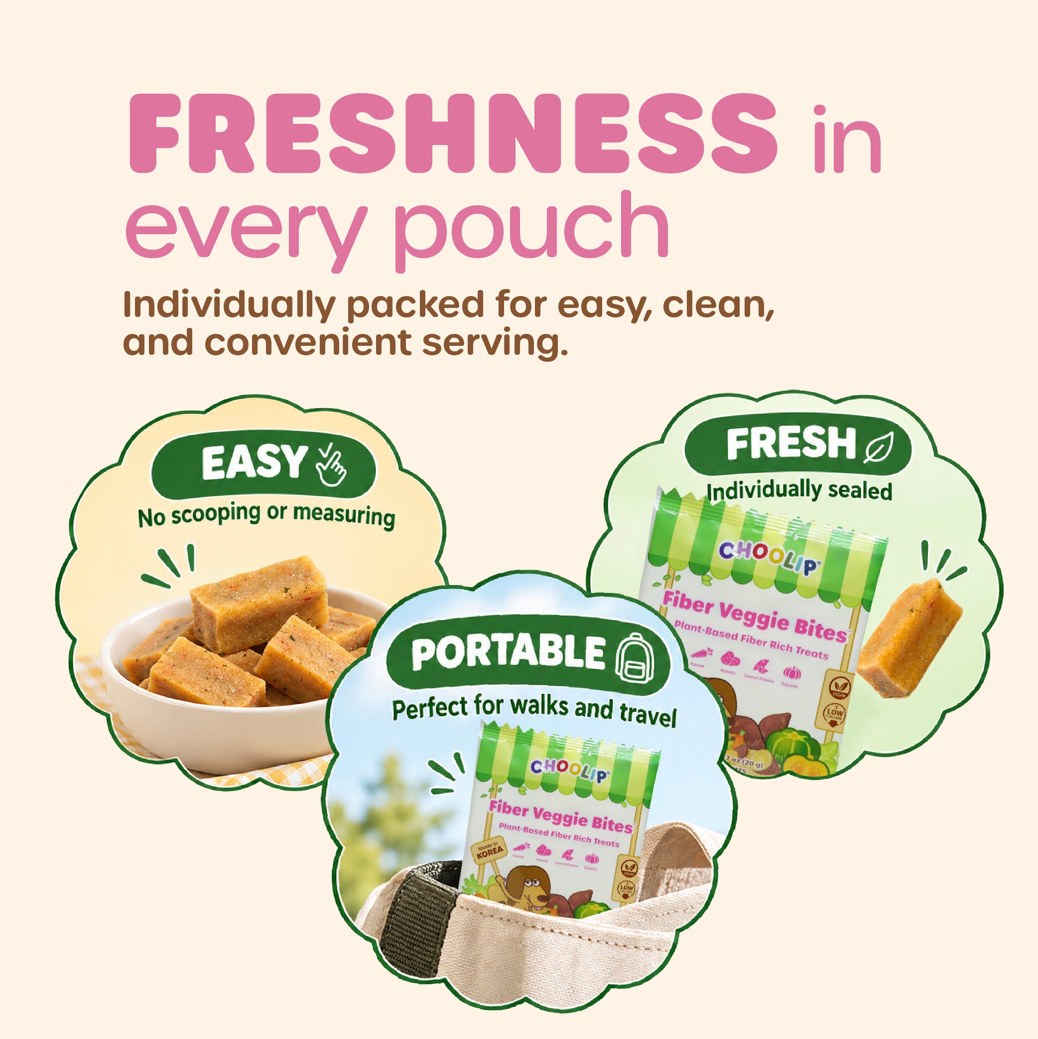 Fiber Veggie Bite (Box/ 20g x 30)