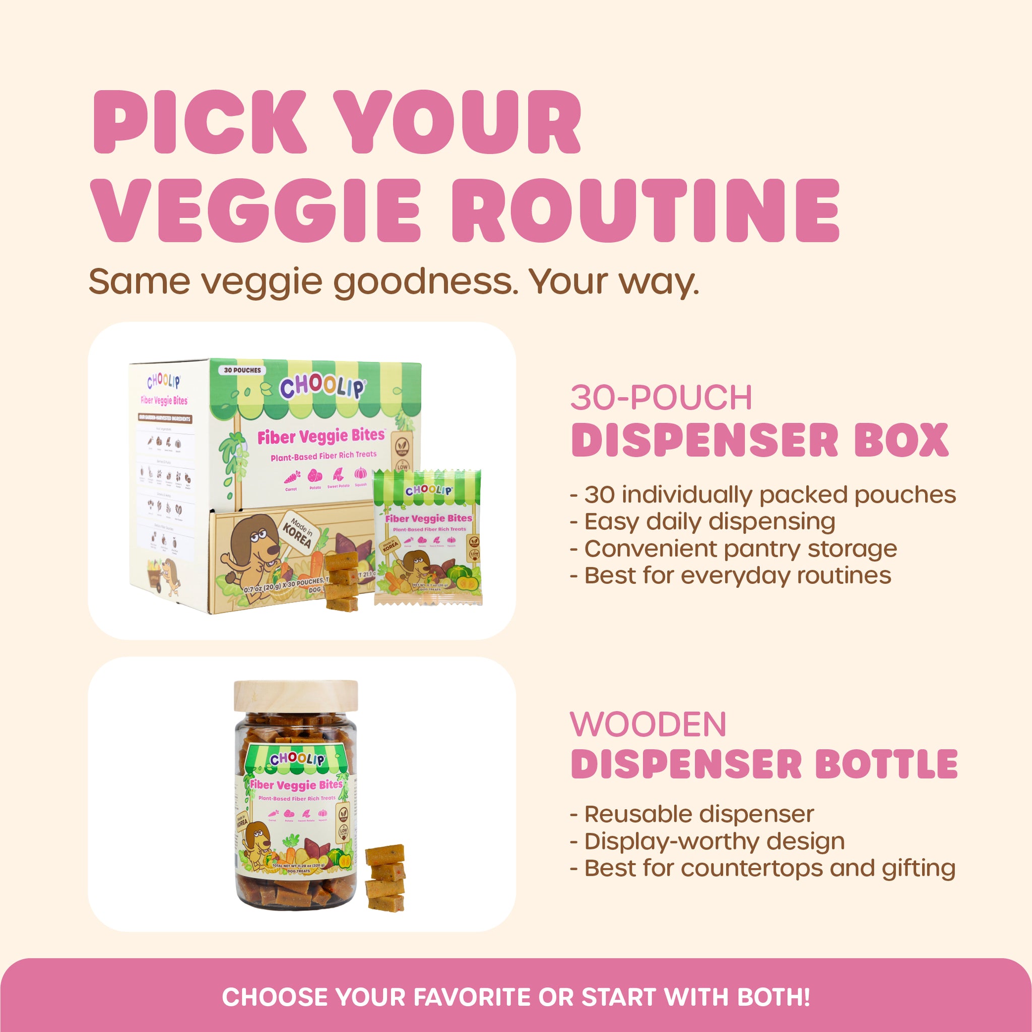 Fiber Veggie Bite (Box/ 20g x 30)