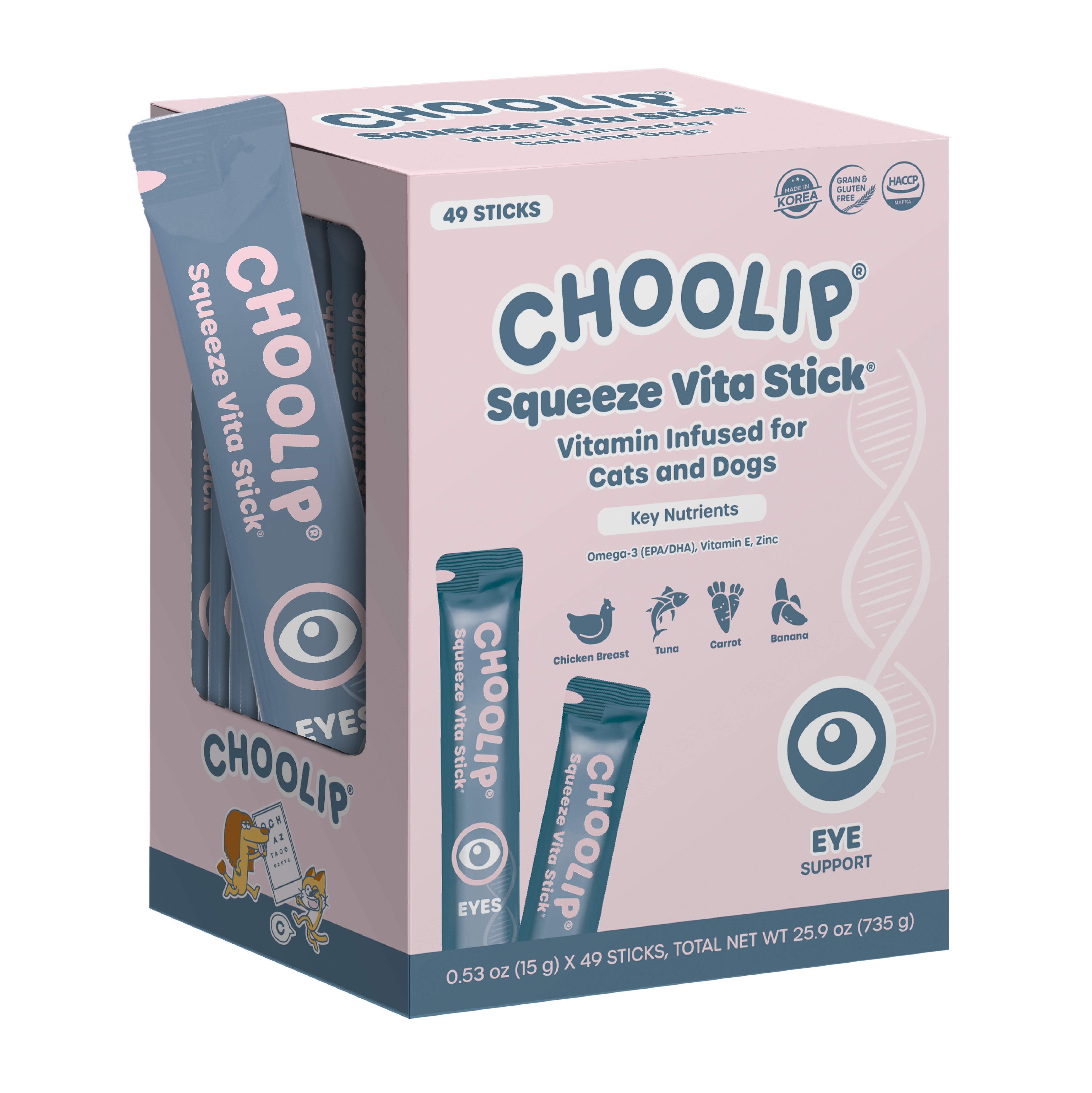 Squeeze Vita Stick Eyes Grab & Go Box (49 Sticks)