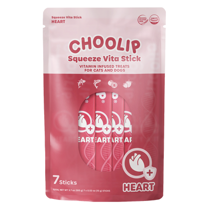 Squeeze Vita Stick Heart Pouch (7 Sticks)