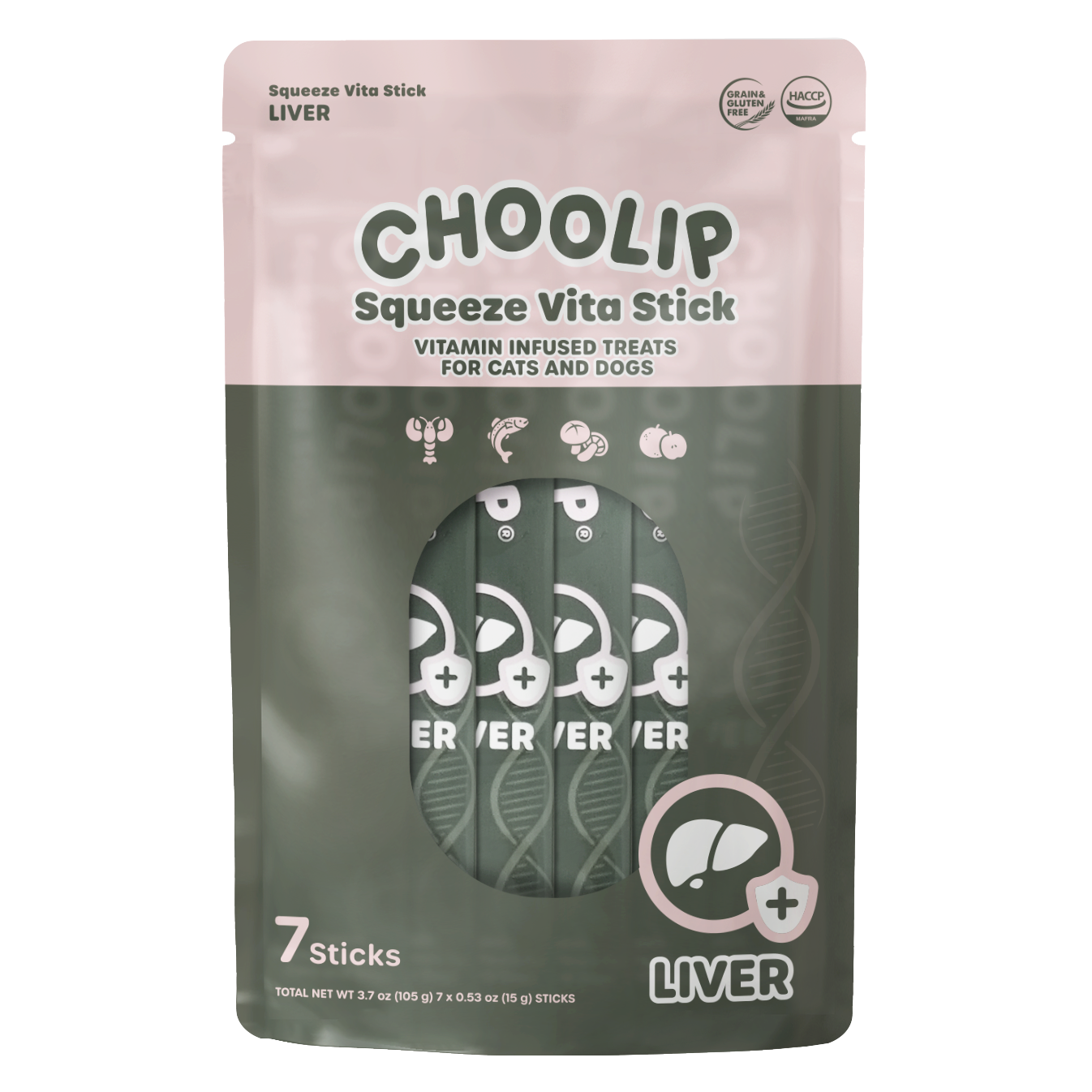 Squeeze Vita Stick Liver Pouch (7 Sticks)