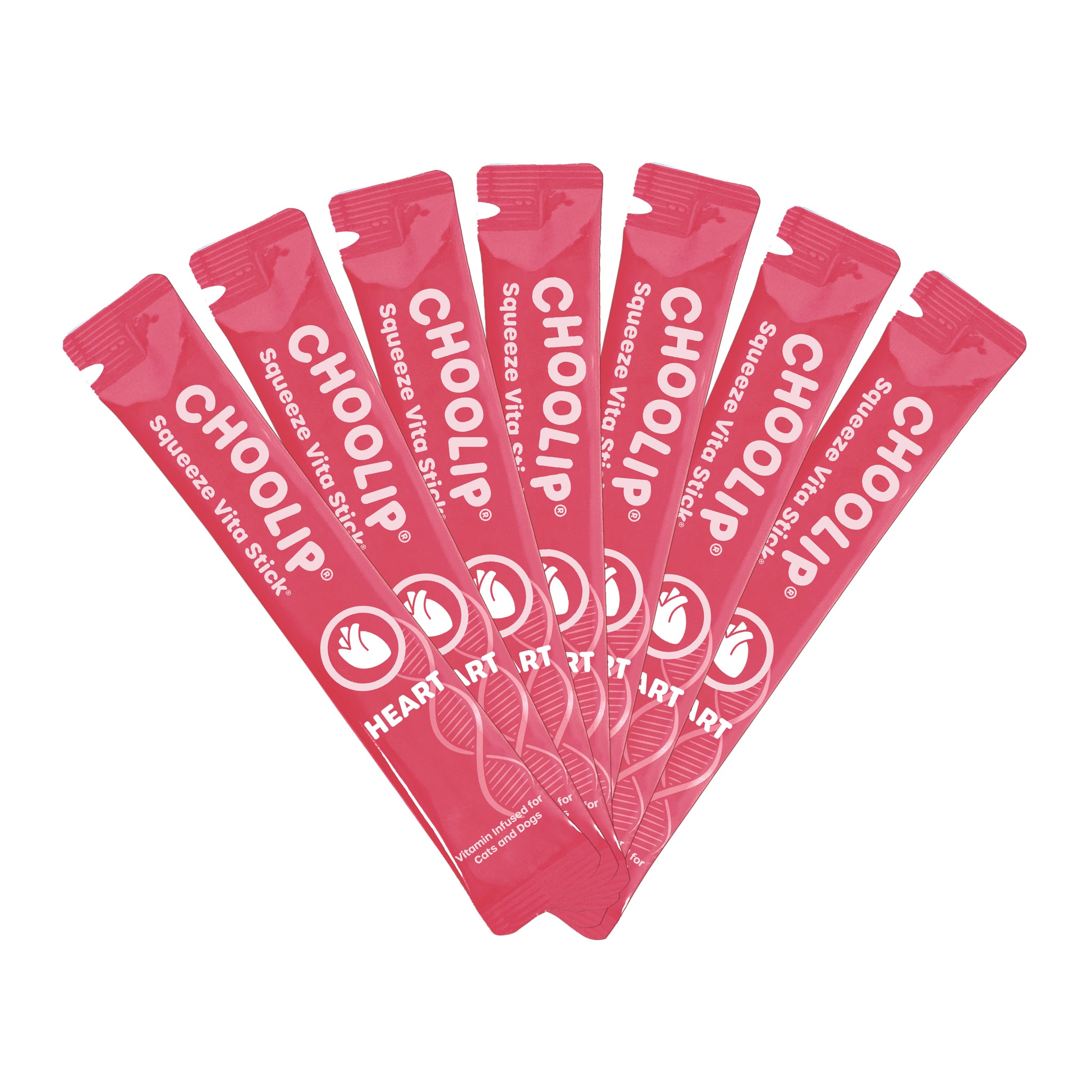 Squeeze Vita Stick Heart Pouch (7 Sticks)