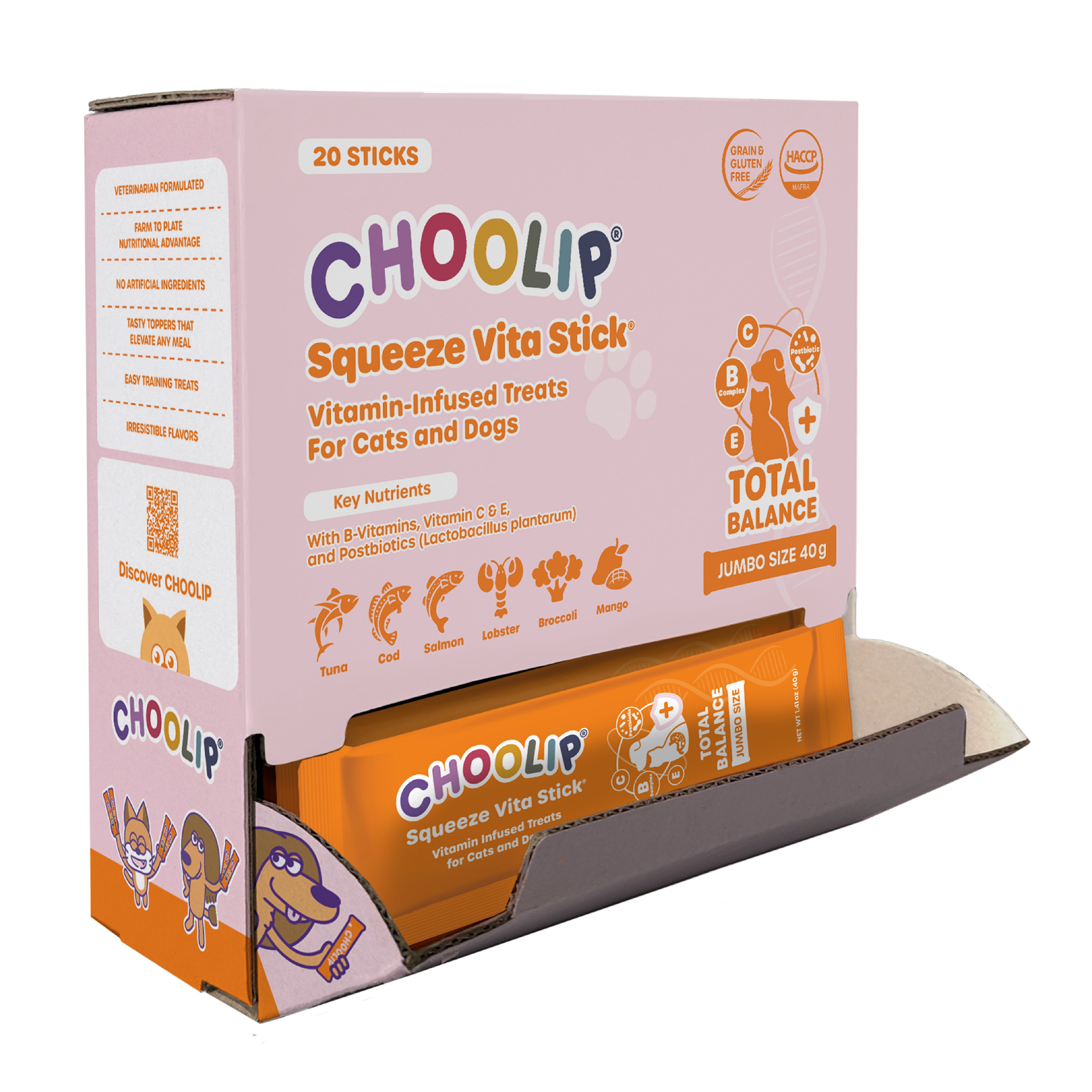 Total Balance Jumbo Grab & Go Box (40g / 20 Sticks)