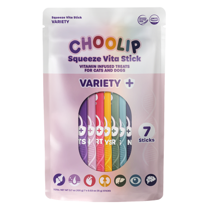 Squeeze Vita Stick Variety Pouch (7 Sticks)