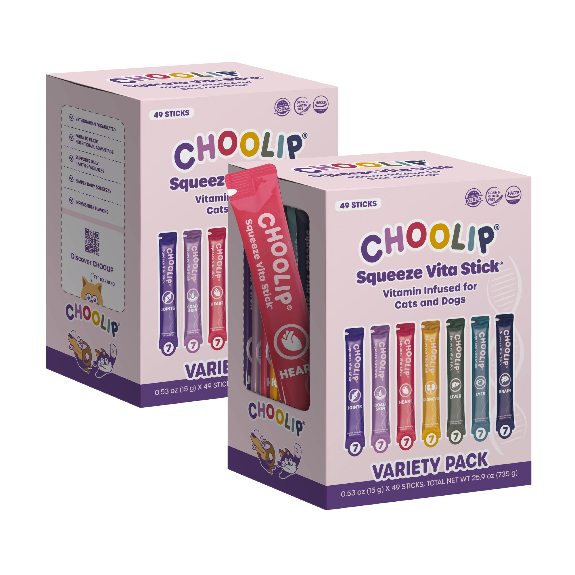Squeeze Vita Sticks Variety 2-Box Bundle
