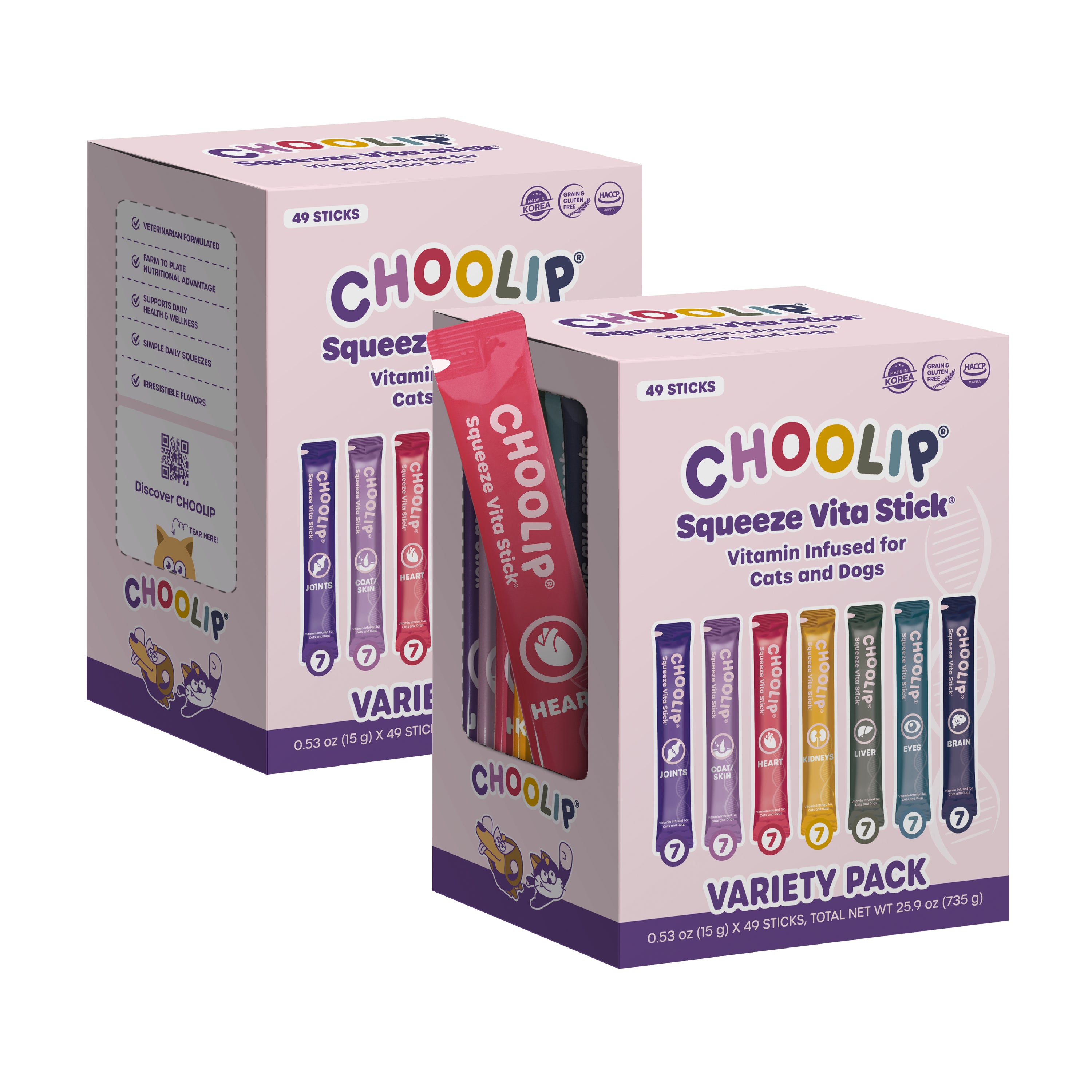 Squeeze Vita Sticks Variety 2-Box Bundle